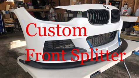 install  custom front splitter youtube