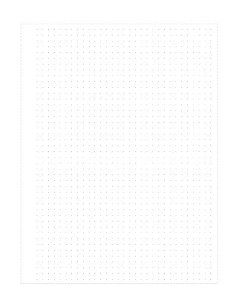 dot grid paper printable