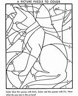 Coloring Pages Hidden Puzzles Color Cat Activity Puzzle Printables Preschool Kids Printable Activities Number Worksheets Fill Find Sheets Print Sight sketch template