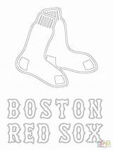 Coloring Red Sox Pages Boston Getdrawings Getcolorings sketch template