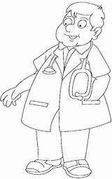 Doctor Coloring Pages Fat Printable Kids sketch template