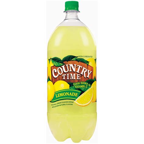 country time lemonade lemon flavor  fl oz  qt  fl oz  lt
