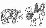 Niki Phalle Dubuffet Rhinoceros Coloriages Stress Adultos Nashorn Kamel Coloriage204 Chameau Adultes sketch template