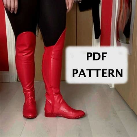 Supergirl Boot Covers Pdf Sewing Pattern Superhero Boots Sweden