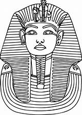 Egyptian Coloring Pages Pharaoh Drawing Mummy Sarcophagus Mask Cat Ancient Printable Egypt Tutankhamun Nefertiti Colouring Drawings Queen Color Templates Getdrawings sketch template
