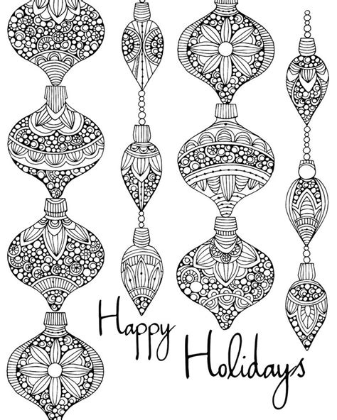 ornaments coloring  coloring pictures coloring pages