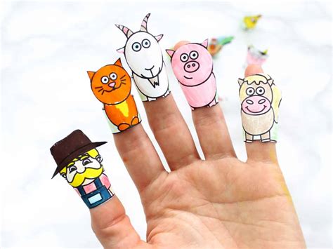 finger puppets printable