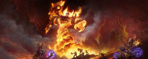 here s the classic wow ragnaros background wow