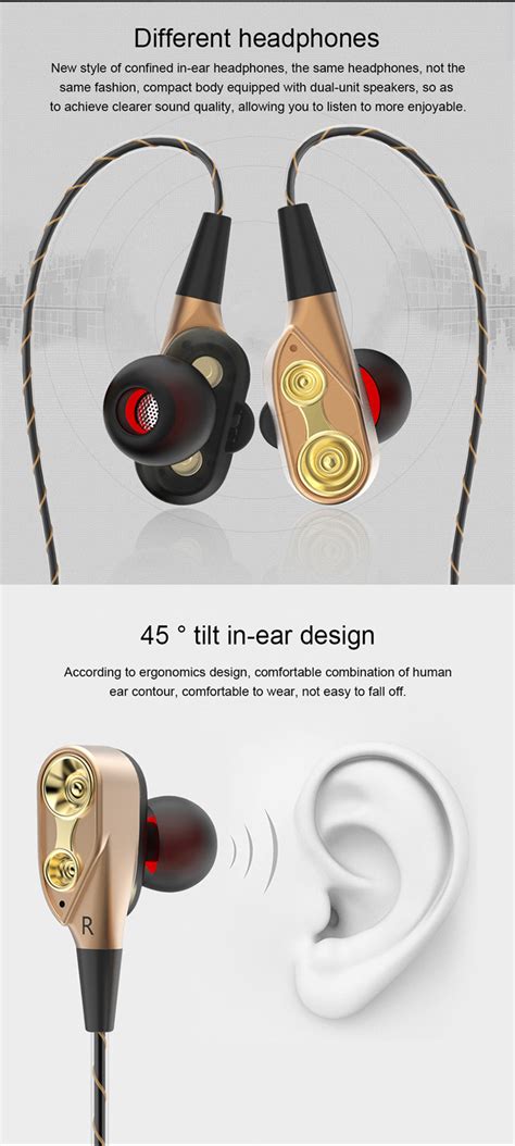 shipping tf card wired  ear mm earphones headphones  mic buy dual speaker