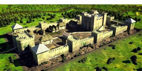 norman stone castles  england