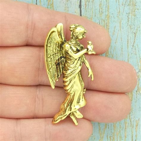 1 gold angel brooch by tijc sp1776 angel brooch angel