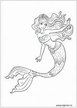 Merman Sirene H2o Colorat Planse Copii Plansa Getdrawings sketch template