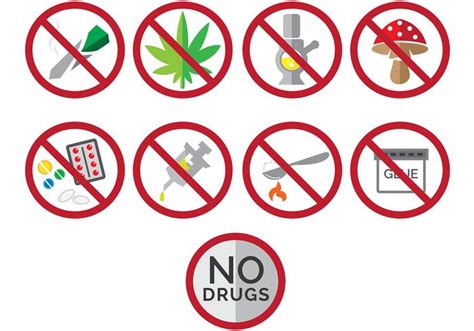 Say No To Drugs Icons Download Free Vectors Clipart