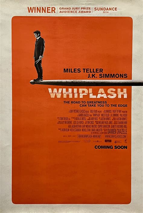 original whiplash  poster miles teller   simmons
