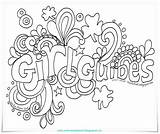 Girl Guides Doodle Guide Pages Brownies Coloring Owl Activities Colouring Toadstool Scout Brownie Sparks Card Pathfinders Blank Printables Disney 5b sketch template