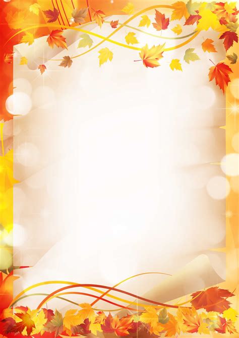 pin  cristina  bordersframes autumn floral border design