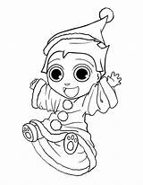 Elf Cute Coloring Pages Printable Shelf Elves Lego Girl Adults Getcolorings Coloringme Getdrawings Color Popular Colorings sketch template