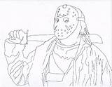 Myers Colouring Villians Drawings sketch template