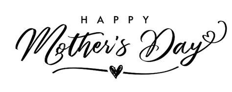 happy mothers day elegant calligraphy banner grey stock
