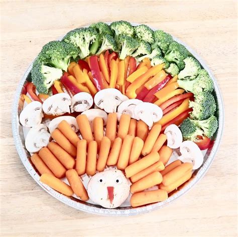 How To Make A Turkey Vegetable Tray For Thanksgiving