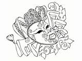 Coloring Carnival Pages Carnaval Kids Color Adult Children Colouring Printable Print Coloriage Masque Colorier Beau Mardi Gras Choose Board Justcolor sketch template