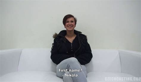 couch nikola stunning brown haired breezy audition sofa