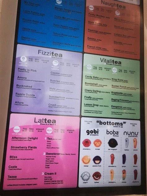 menu  boba tea company chandler az