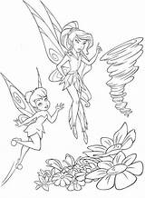 Coloring Pages Tinkerbell Girls Bell Tinker Sheets Color Disney Vidia sketch template