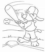 Baseball Coloring Field Pages Dog Printable Color Getcolorings Pa Library Getdrawings Codes Insertion sketch template