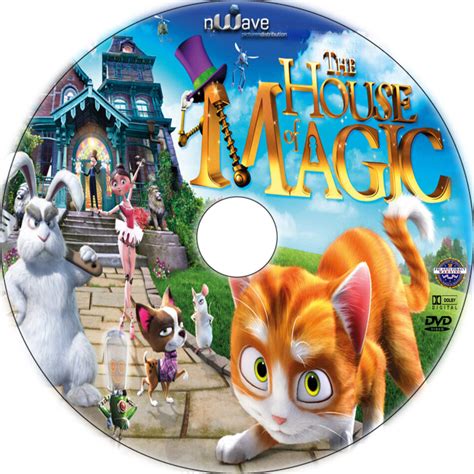 thunder   house  magic dvd label   custom art