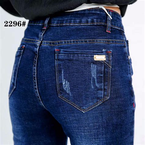latest jeans tops girls design sex photo woman high waist skinny denim