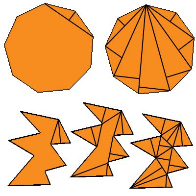 math efficient packing algorithm  regular polygons stack overflow