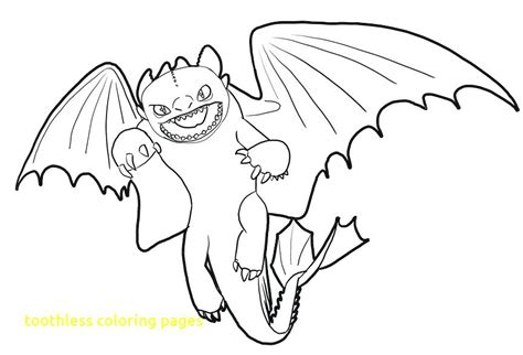 toothless dragon coloring page  getcoloringscom  printable