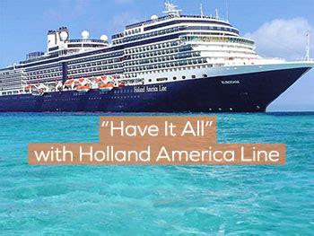 holland america ship     package info