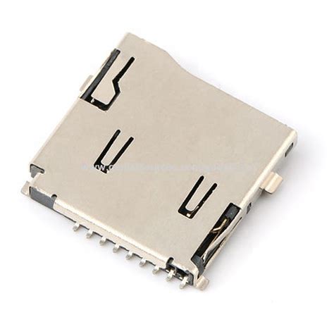 buy wholesale china sd card push connector micro short sd card holder socket transflash tf pin
