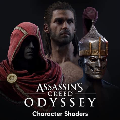 assassins creed odyssey character shaders mathieu goulet  artstation  httpswww