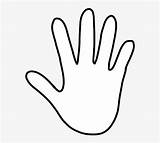 Hand Clipart Hands Handprint Printable Template Right Cliparts Clip Transparent Clipartmag Collection Size sketch template