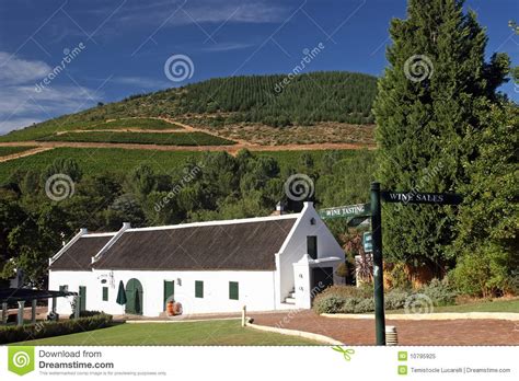 wine route stock image image  hills south house
