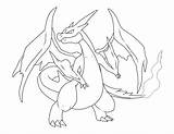 Coloring Charizard Pages Pokemon Pintable Evolution Mega Comments sketch template
