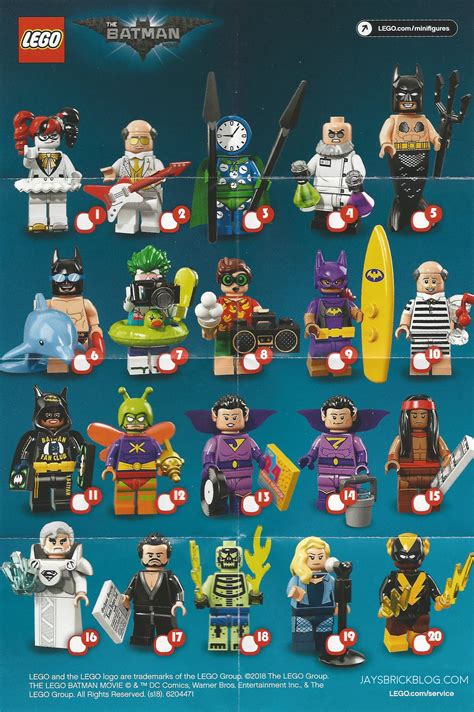 review lego batman  minifigures series  jays brick blog