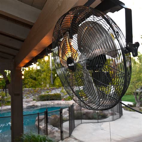 newair   outdoor rated    high velocity floor  wall mounted fan   fan speeds