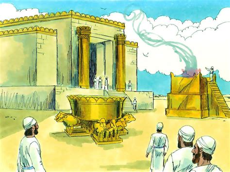 king solomon builds  temple  king david  planned  kings