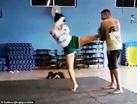 Female Mma Fighter Punches Fan Performing A Sex Act During A Photo