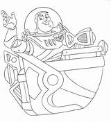 Coloring Pages Disney Buzz Lightyear Walt Toy Story Kingdom Magic Year Splash Mountain Spaceship Figment Woody Clipart Book Light Drawing sketch template