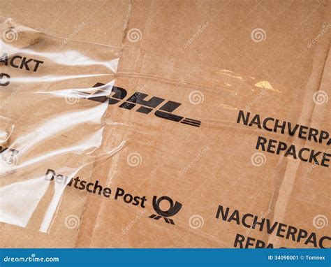 dhl  deutsche post editorial photo image  copy