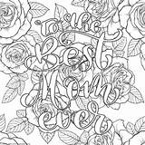 Mom Ever Coloring Pages Getcolorings Getdrawings sketch template