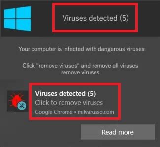 chrome virus detected removal  windowsmac