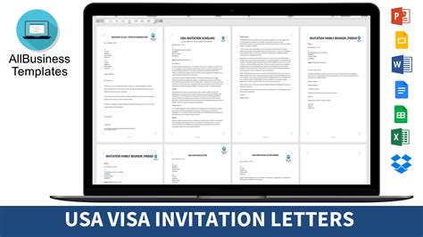 invitation letter   visa templates  allbusinesstemplatescom