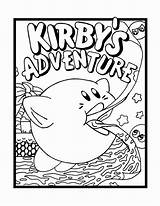 Coloring Pages Nintendo Kirby Getcolorings Color Colouring sketch template