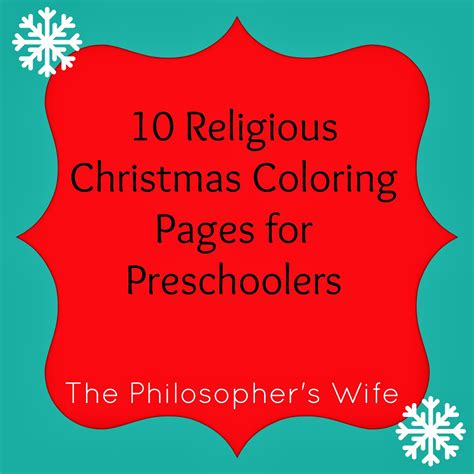 philosophers wife  religious christmas coloring pages